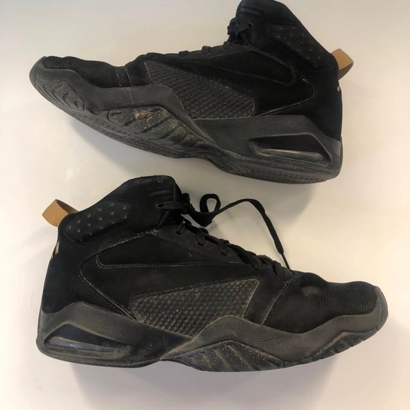 Jordan Lift off basketball shoes Black/metallic gold size 10 Mens - Picture 5 of 10